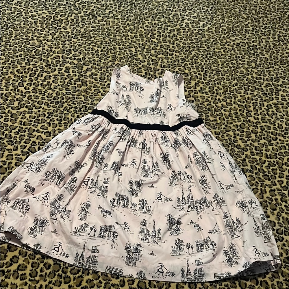 Oh La La! Ruby & Bloom size 7 Pink and Black Kids Dress